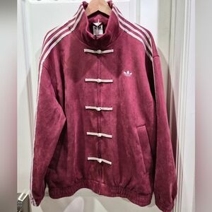 Adidas CNY Tang Track Jacket - Unisex Burgundy/Red